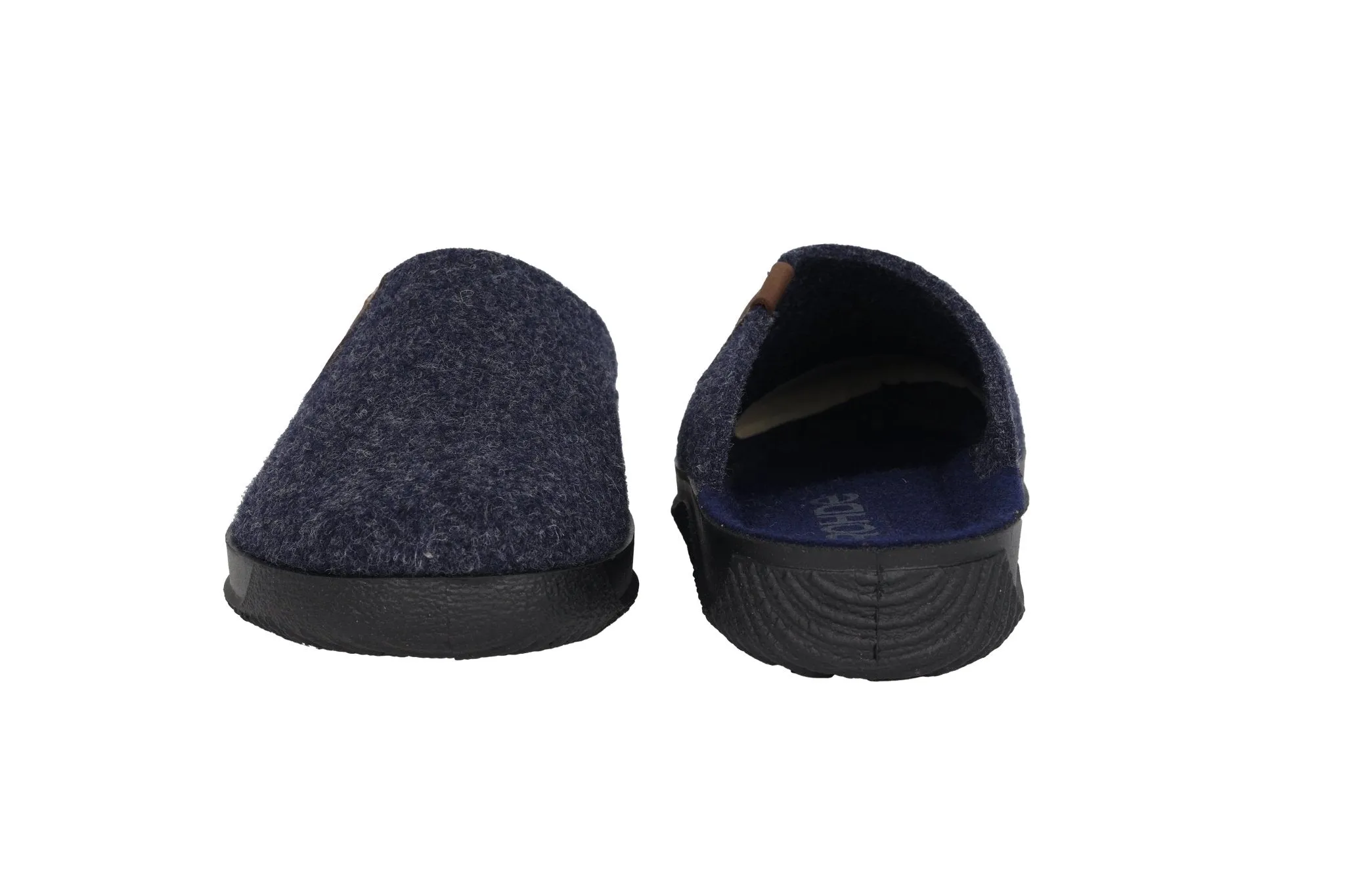'Soltau-H' men's wide fit (H) homeslipper - Blue