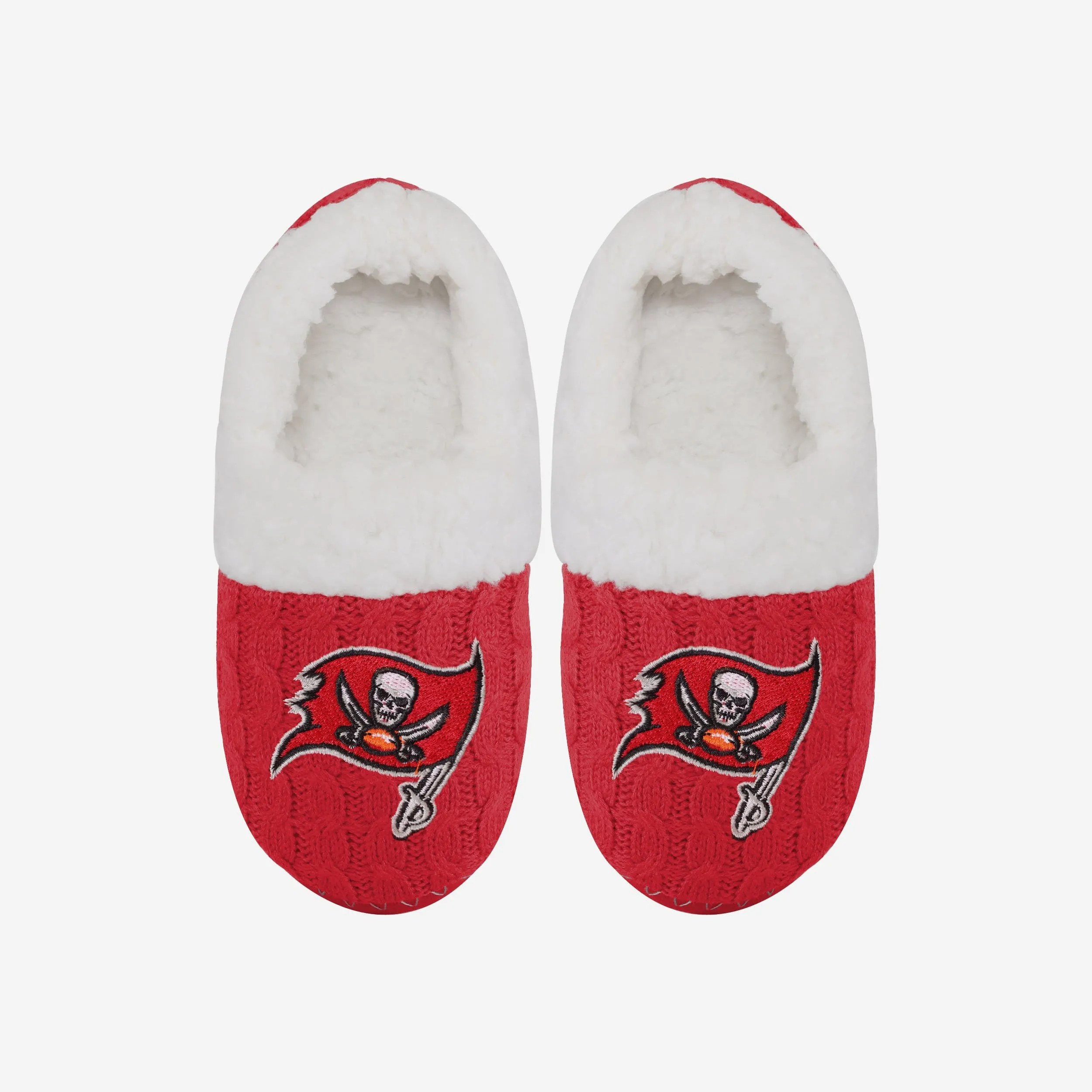 Tampa Bay Buccaneers Womens Team Color Moccasin Slipper