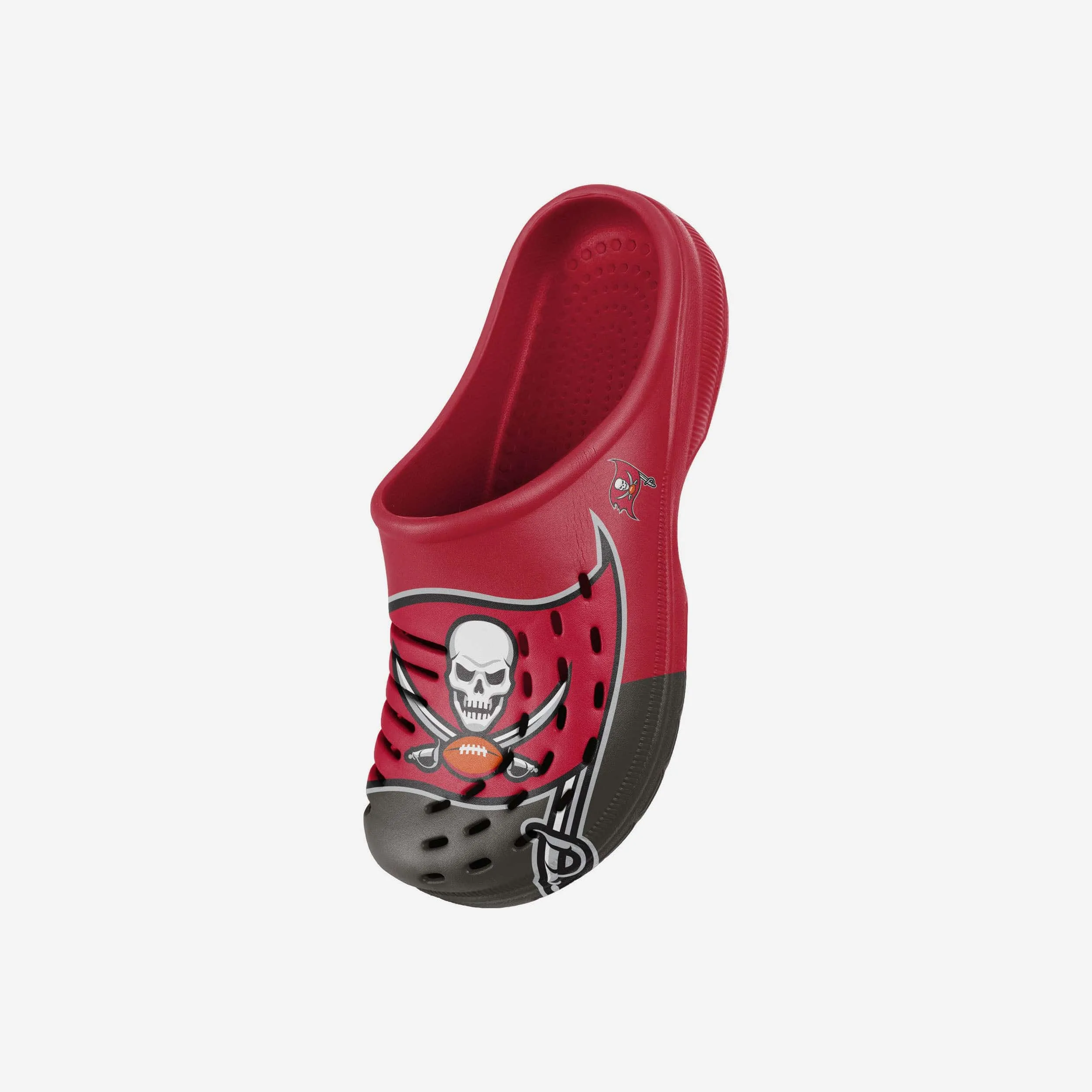 Tampa Bay Buccaneers Youth Colorblock Big Logo Clog