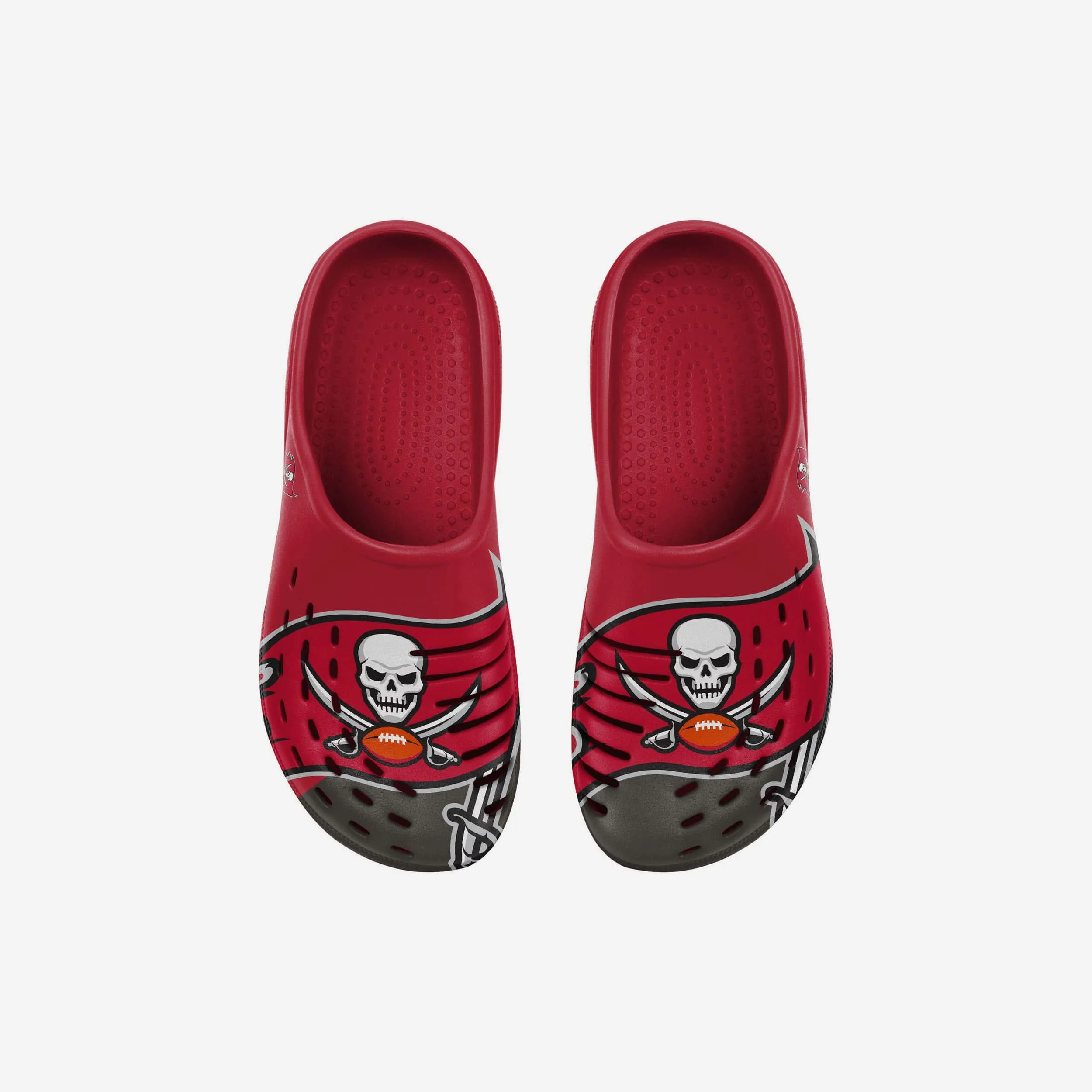 Tampa Bay Buccaneers Youth Colorblock Big Logo Clog