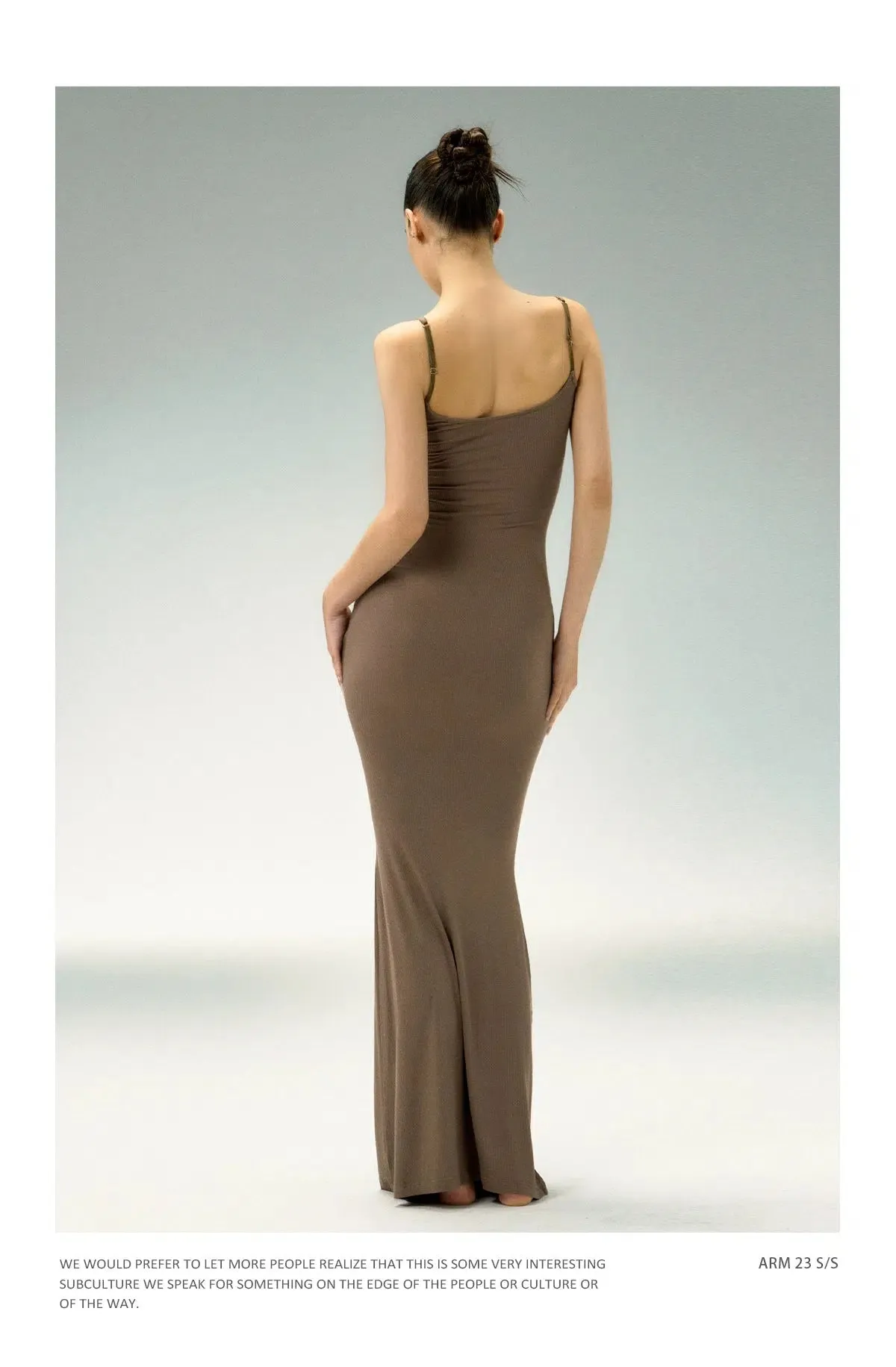 Thin Straps Sleek Bodycon Midi Dress