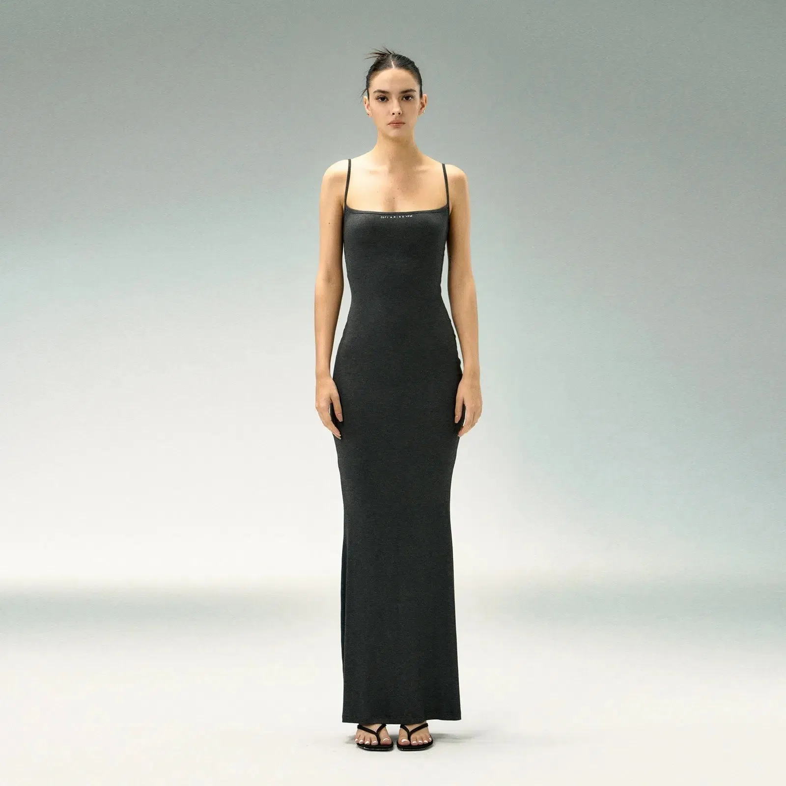 Thin Straps Sleek Bodycon Midi Dress