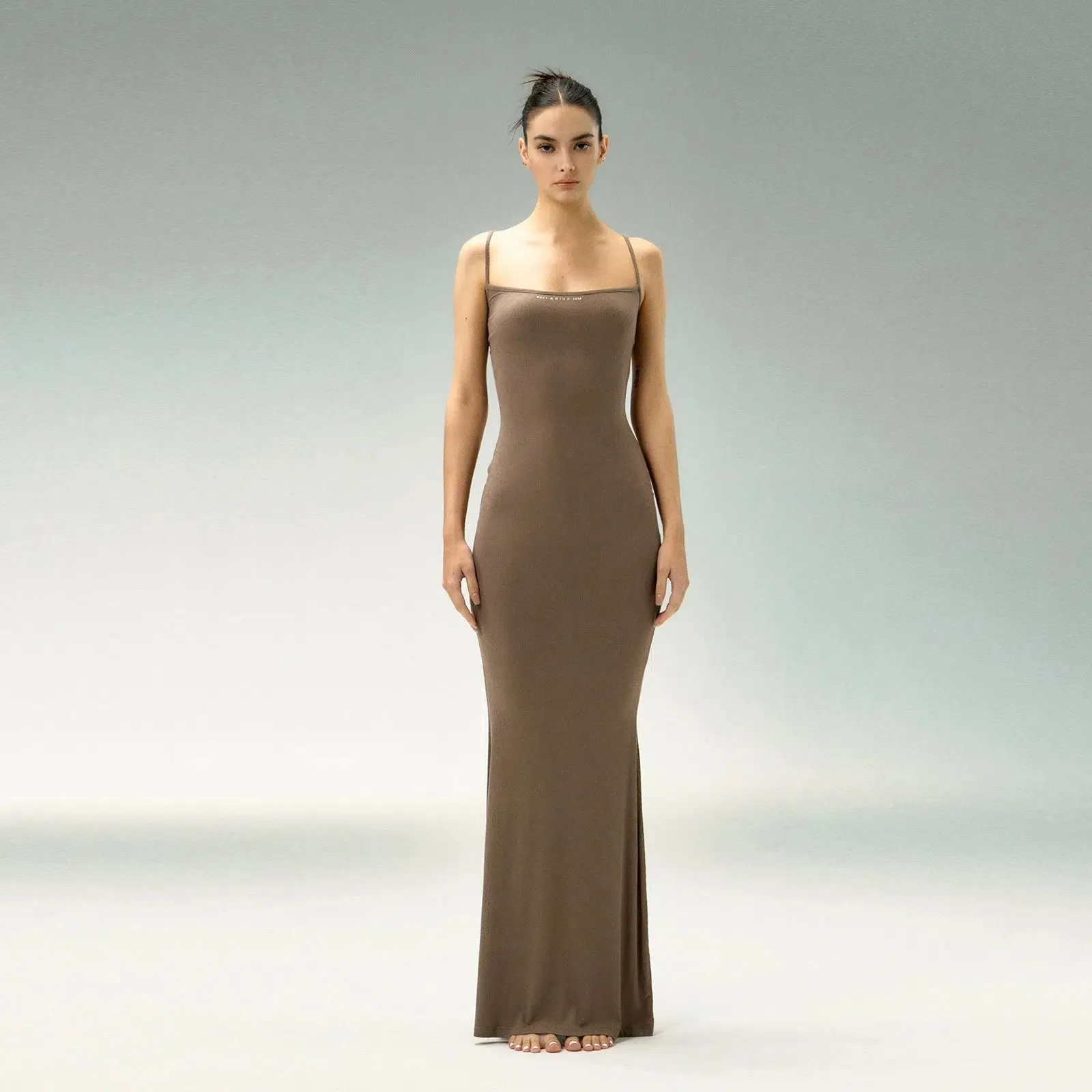 Thin Straps Sleek Bodycon Midi Dress