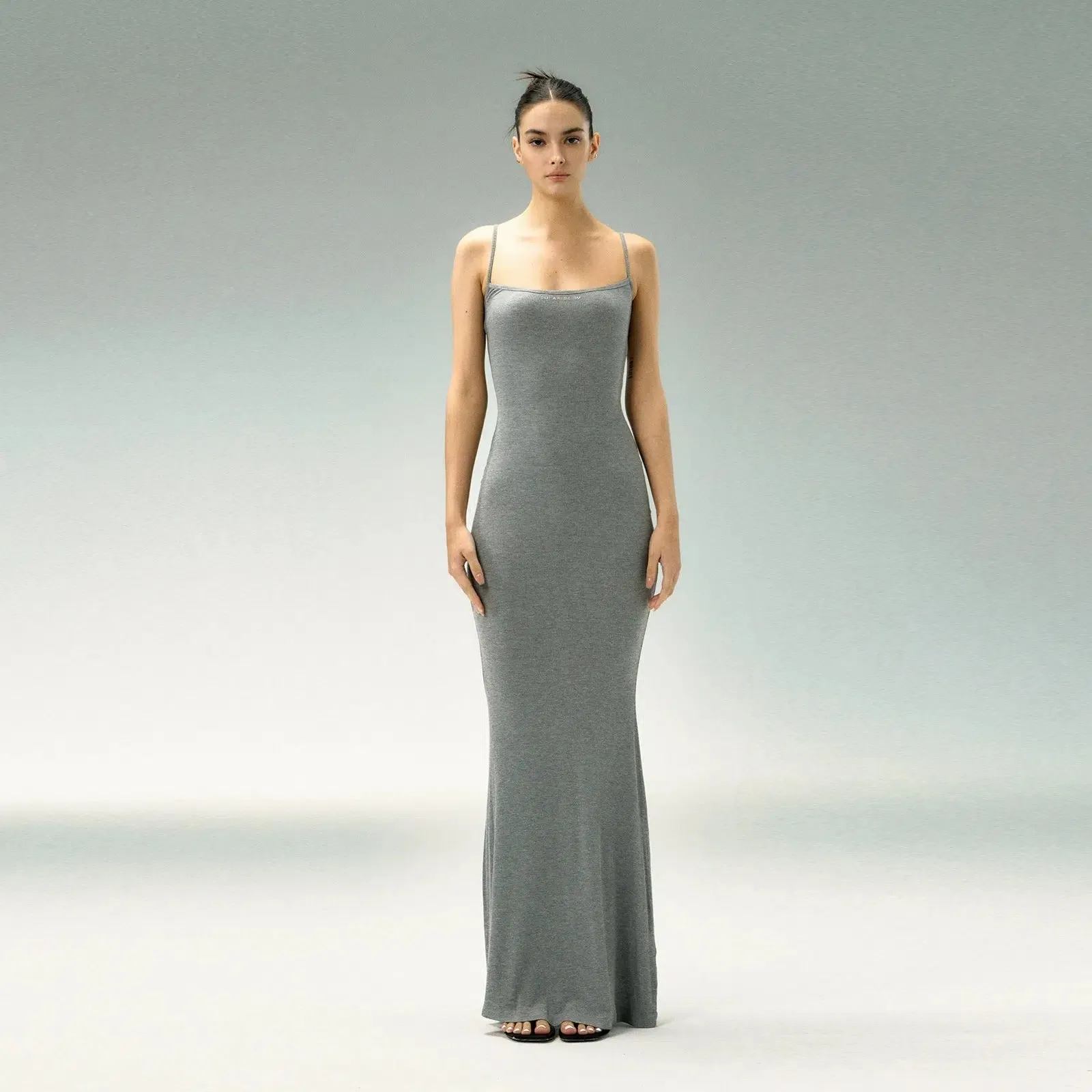 Thin Straps Sleek Bodycon Midi Dress