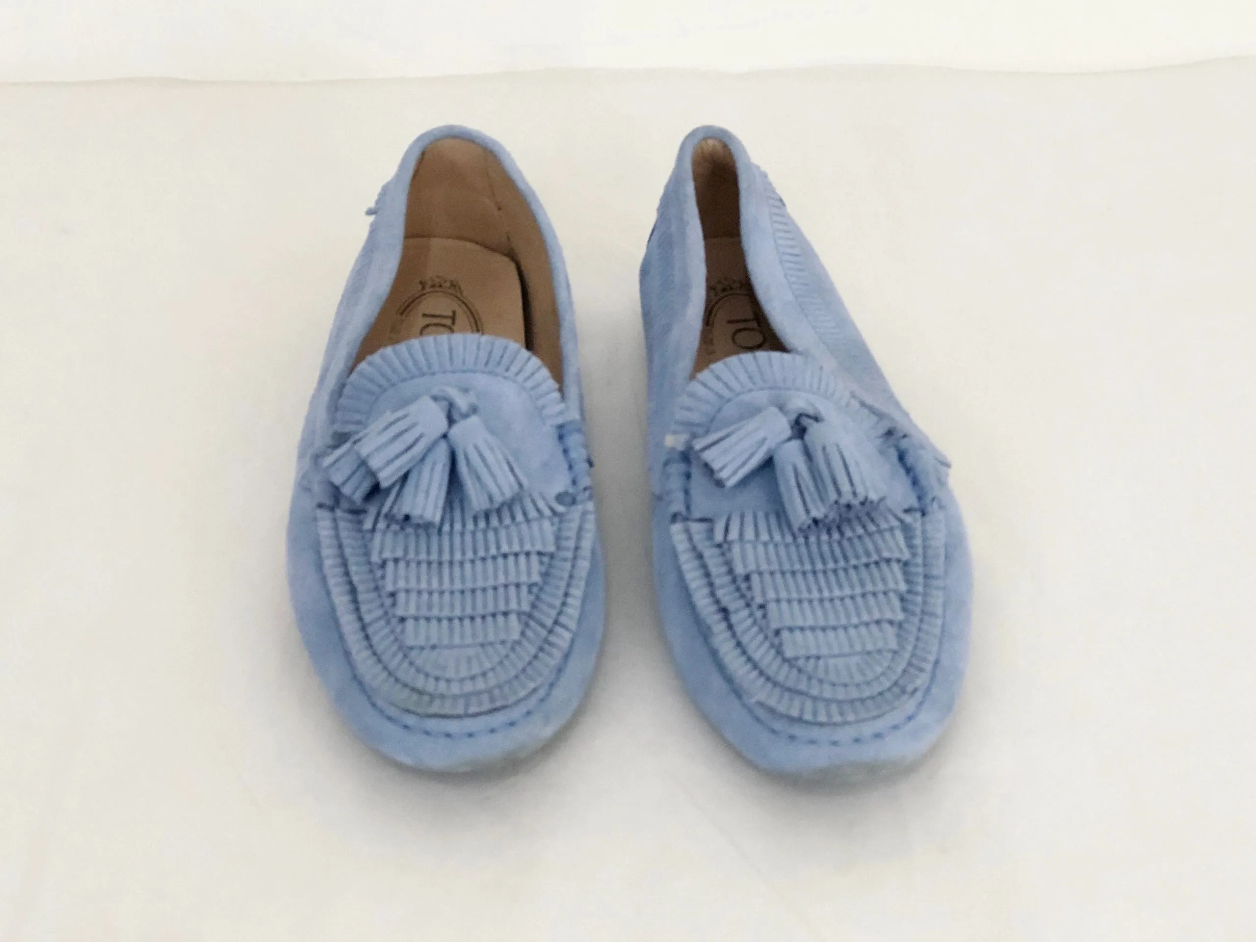 Tod's Suede Moccasin Size 36 It (6 Us)