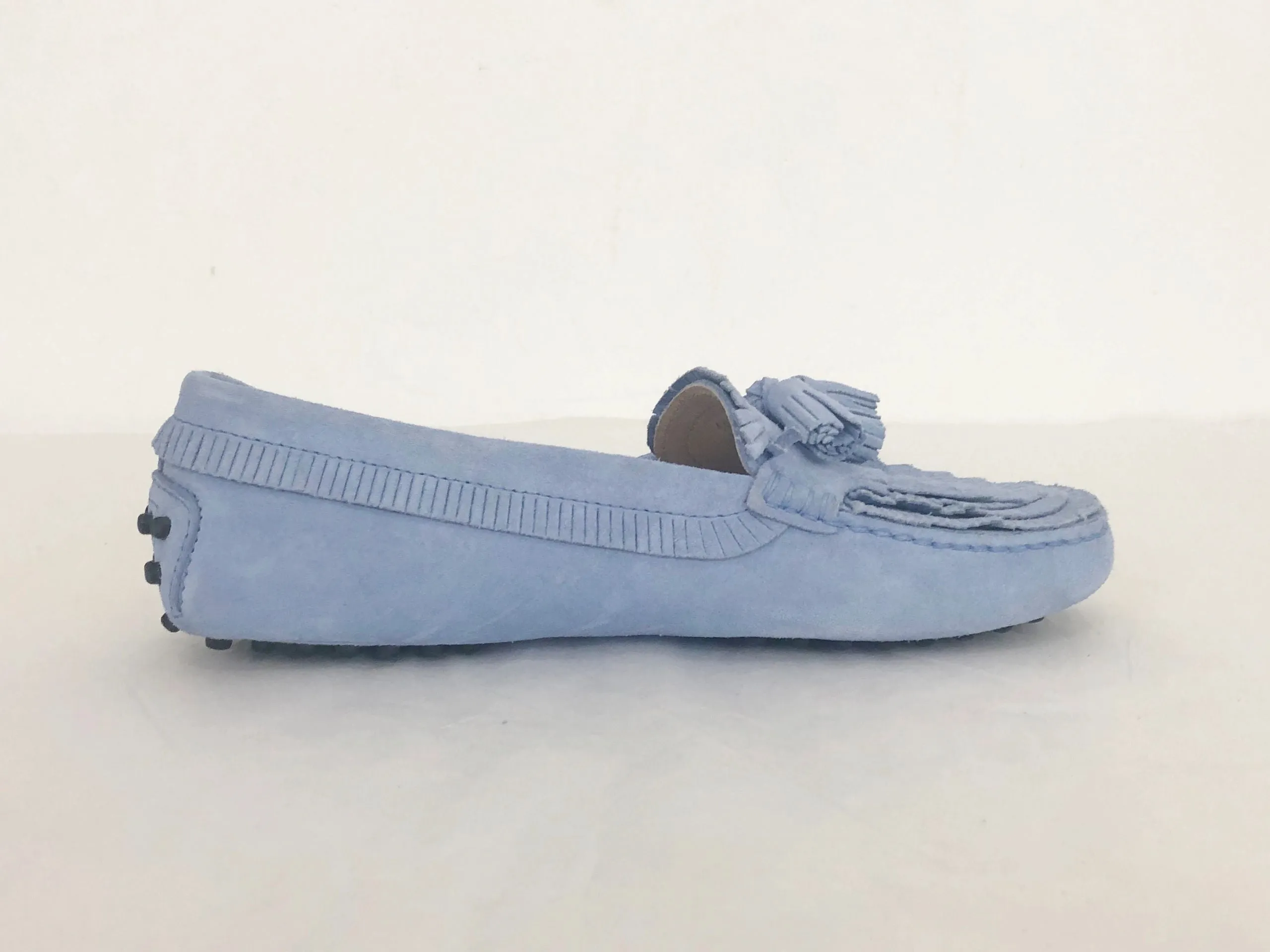 Tod's Suede Moccasin Size 36 It (6 Us)
