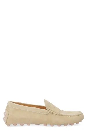 TOD'S Women's Suede Moccasin Slip-Ons