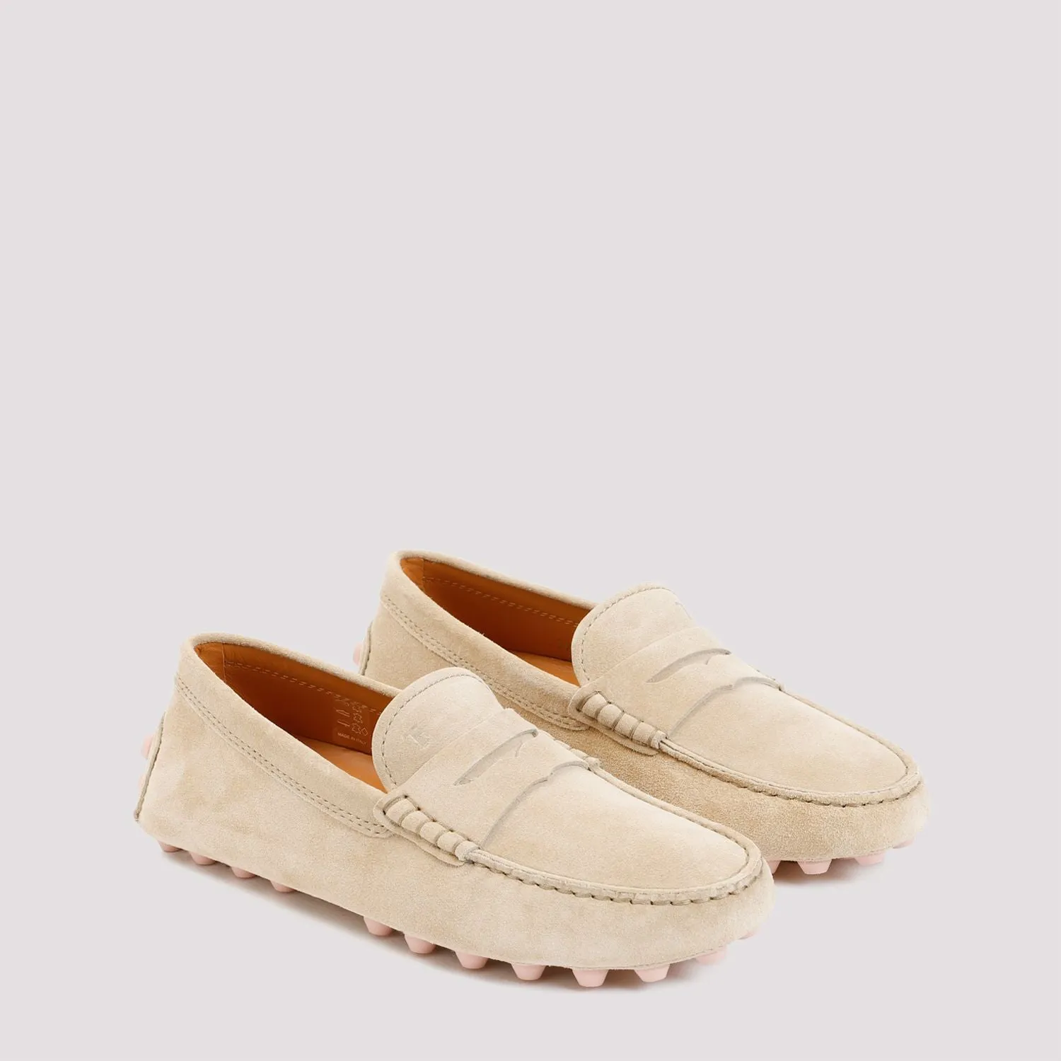 TOD'S Women's Suede Moccasin Slip-Ons