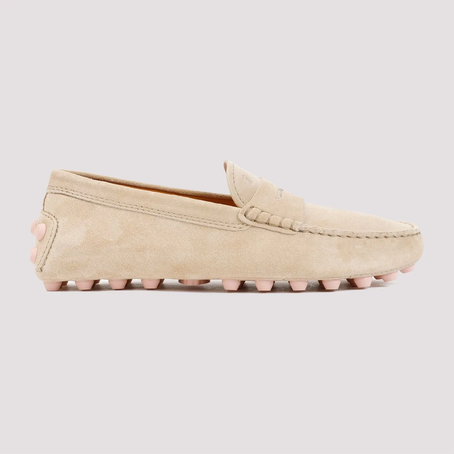 TOD'S Women's Suede Moccasin Slip-Ons