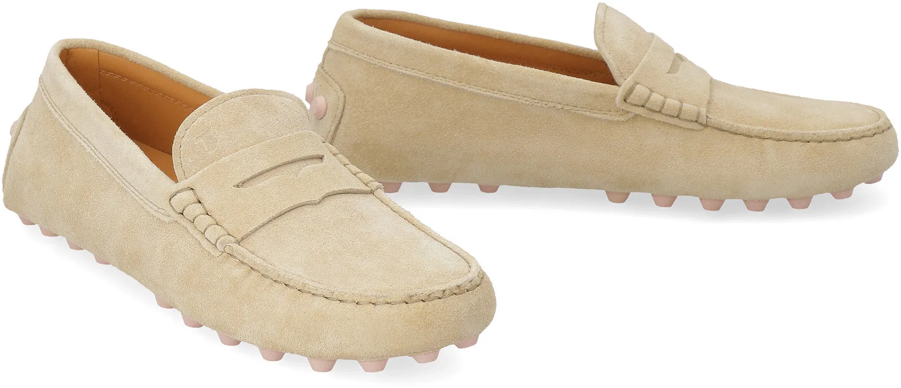 TOD'S Women's Suede Moccasin Slip-Ons