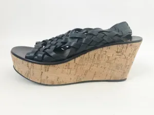 Tory Burch Cork Heel Wedge Sandal Size 8
