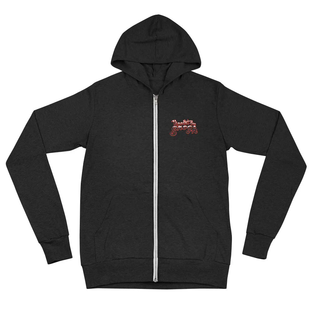 Vincent van Snogh lightweight zip hoodie