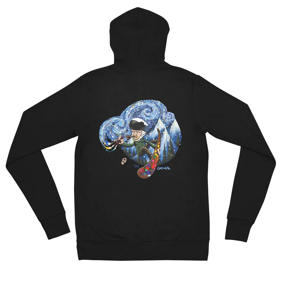 Vincent van Snogh lightweight zip hoodie