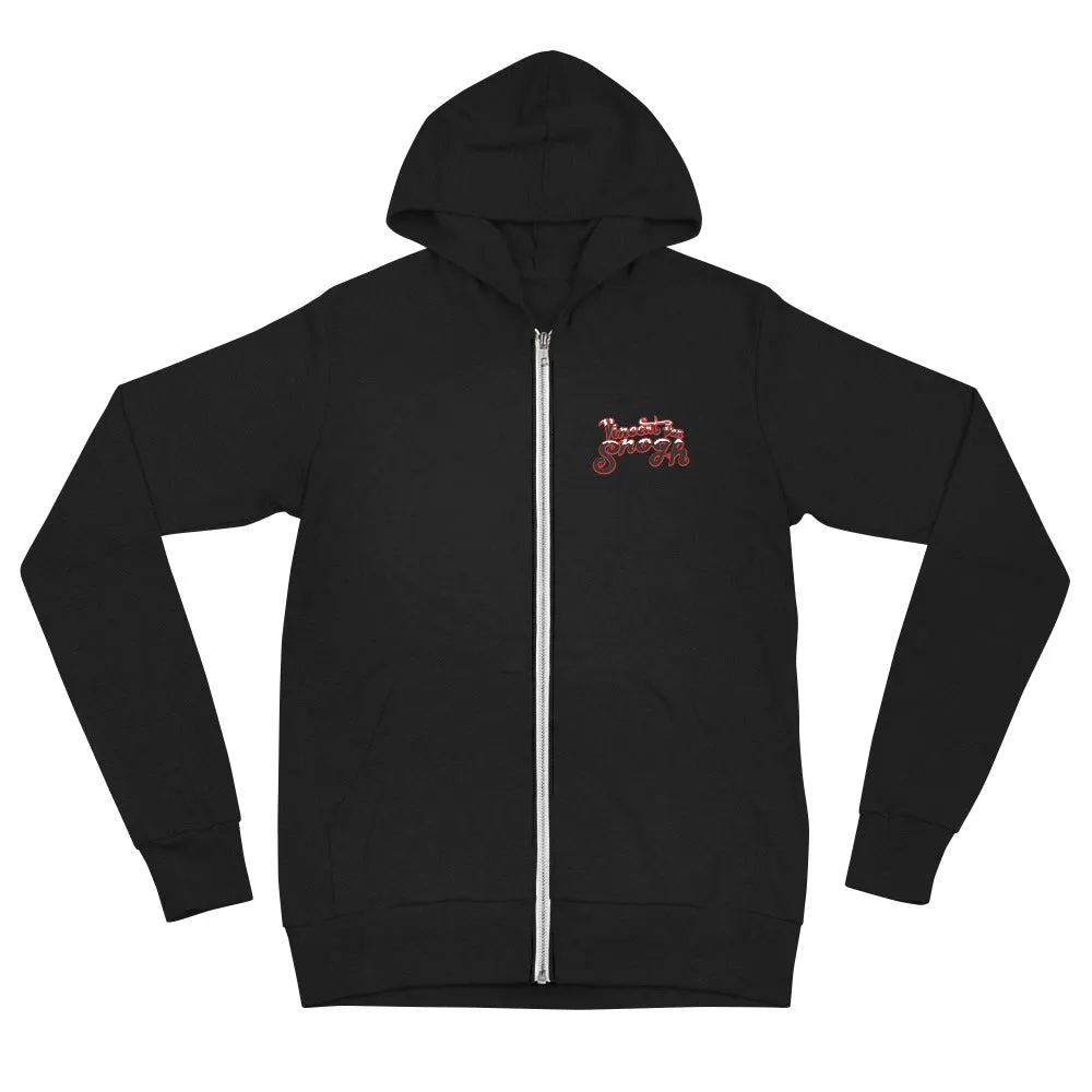 Vincent van Snogh lightweight zip hoodie