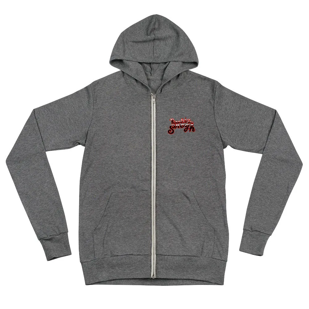 Vincent van Snogh lightweight zip hoodie