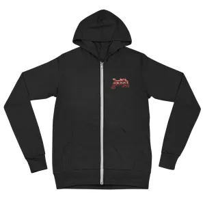 Vincent van Snogh lightweight zip hoodie