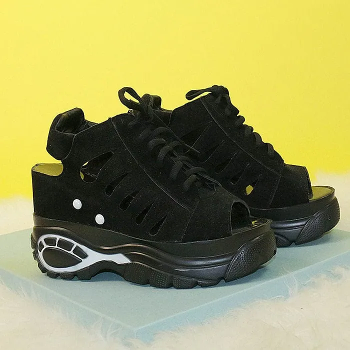 Vintage Style Chunky Platform Sandal