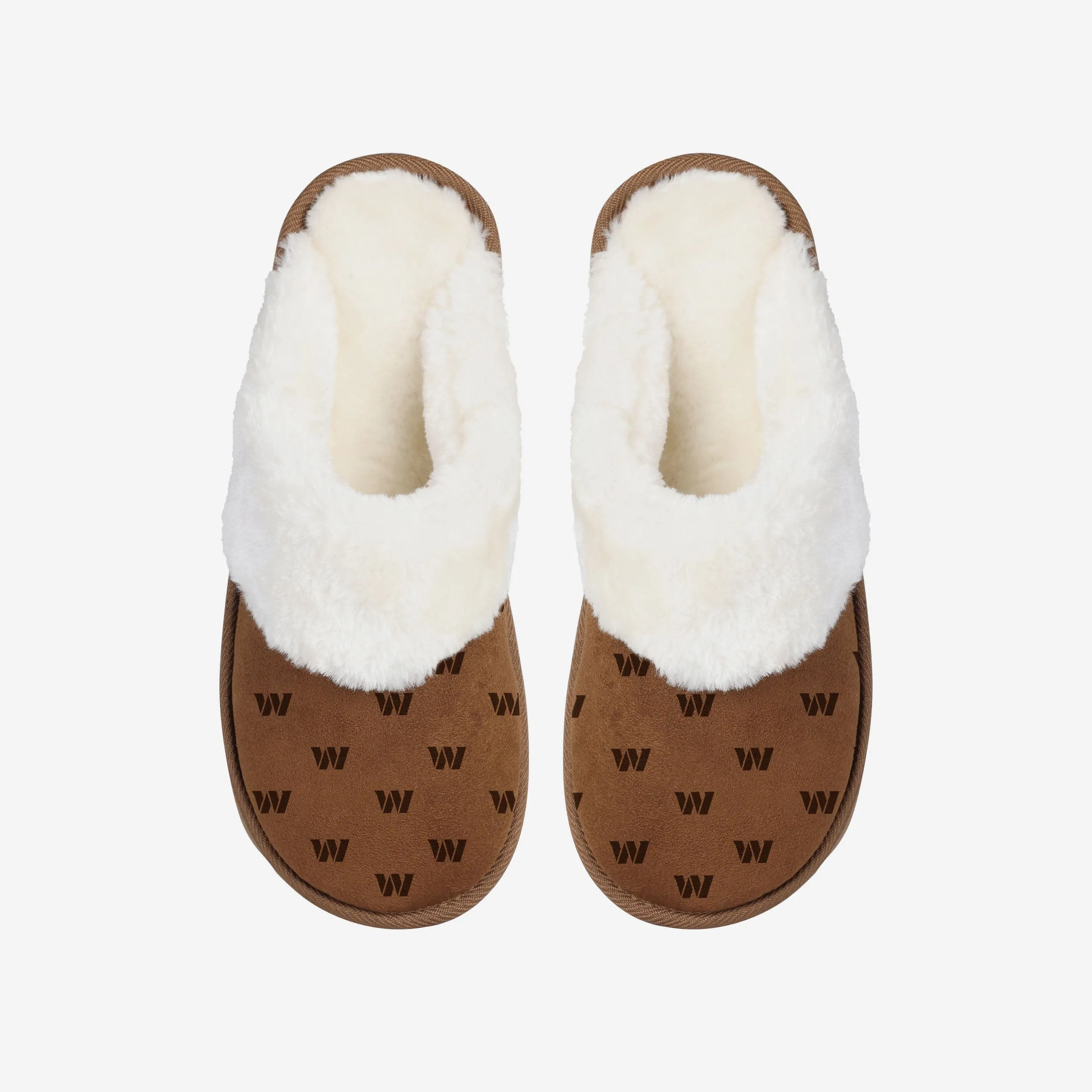 Washington Commanders Womens Repeat Logo Moccasin Slipper