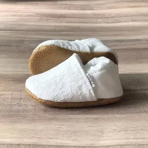White Lace Moccasins