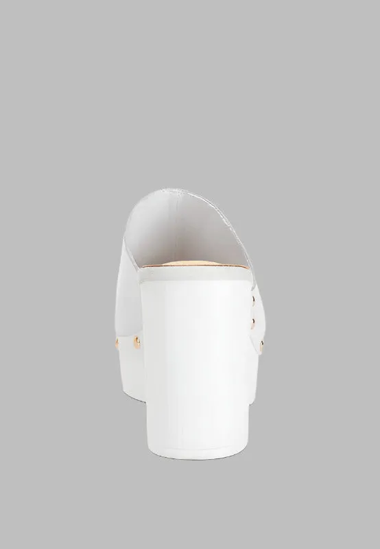 Women's Benji Recycled Leather Clogs