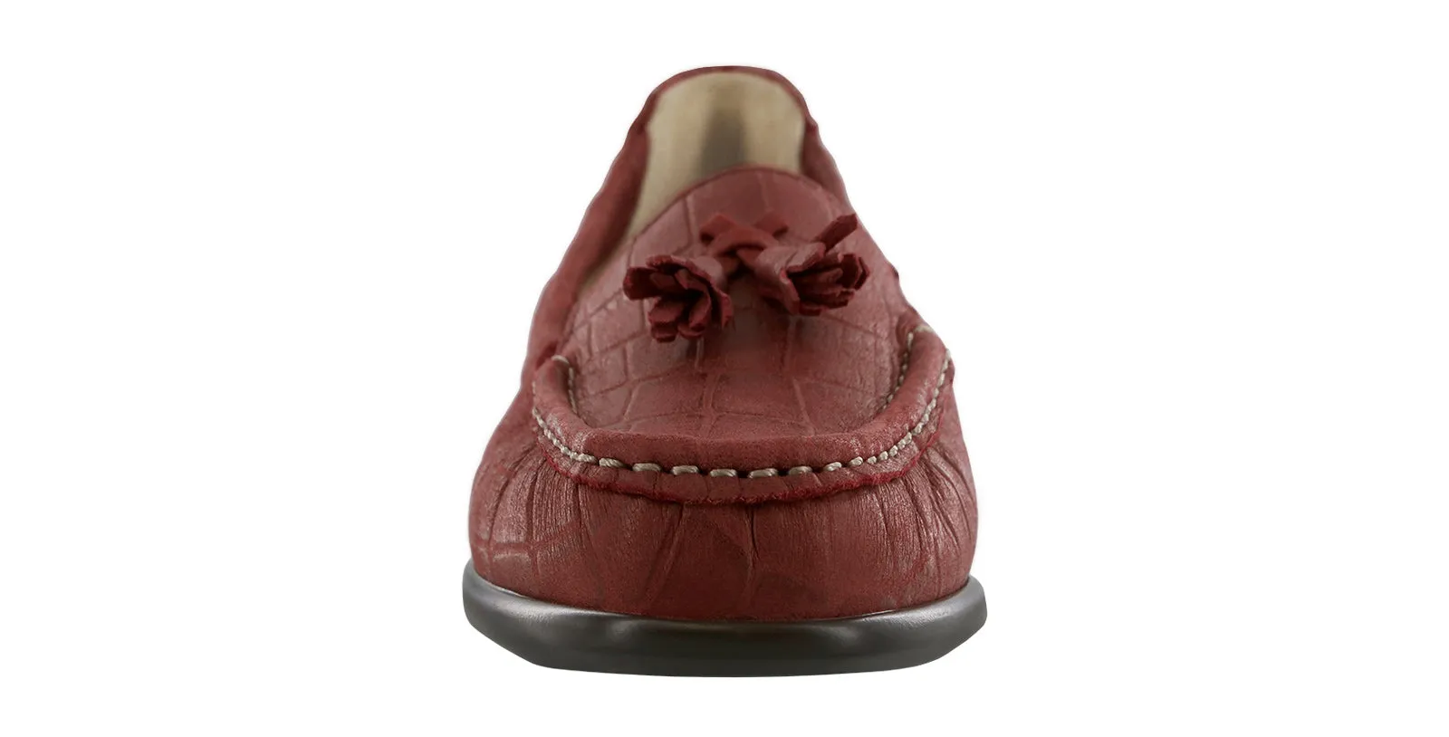 Women's Hope Slip On Loafer in Red Croc
