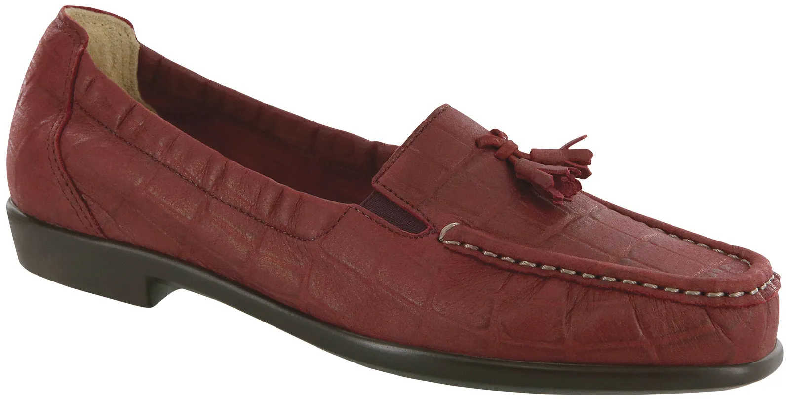 Women's Hope Slip On Loafer in Red Croc
