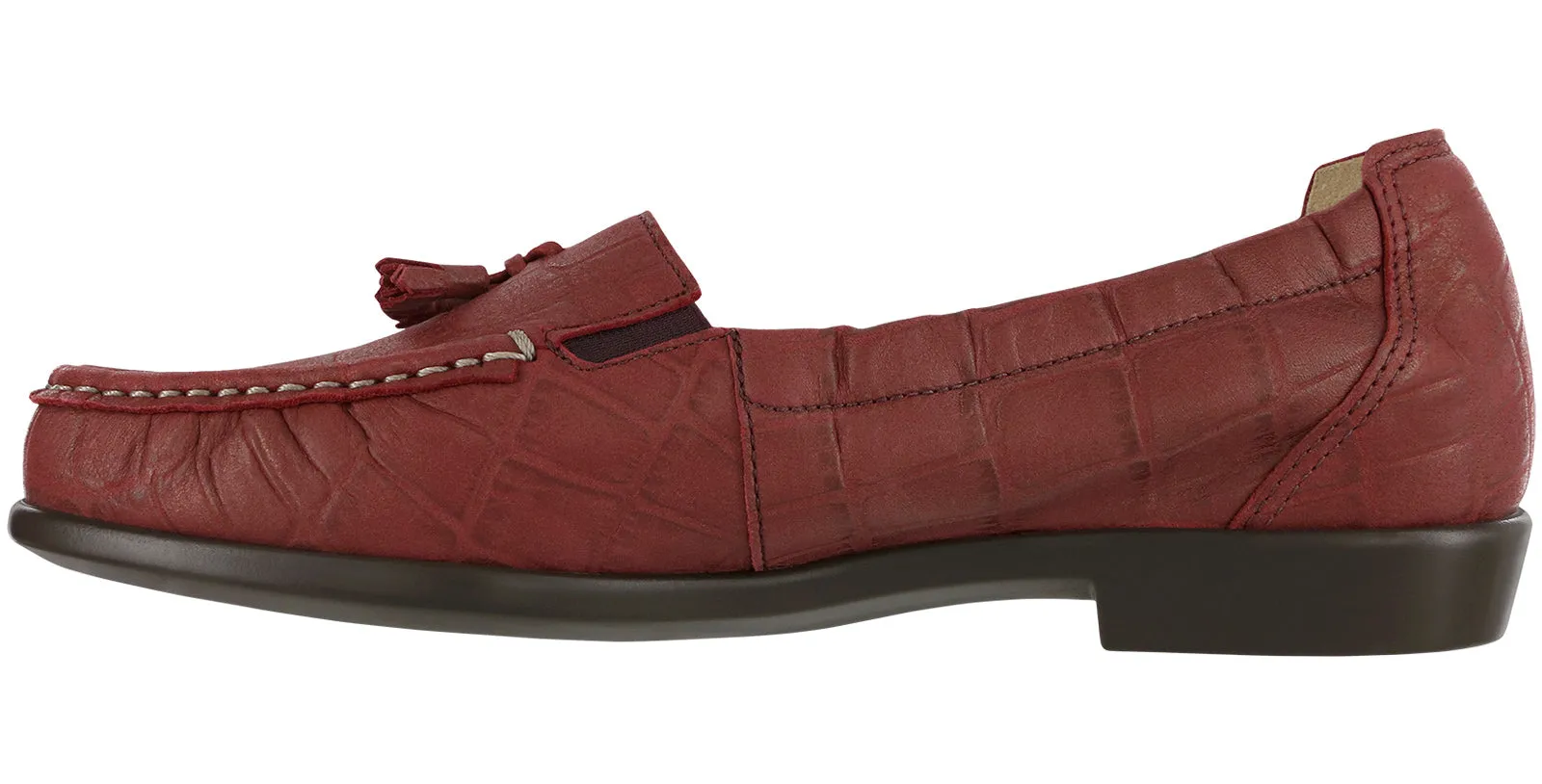 Women's Hope Slip On Loafer in Red Croc
