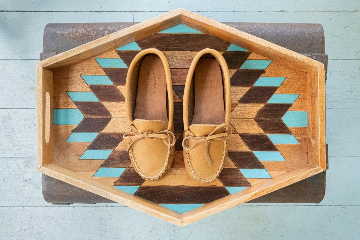 Women's Moose Hide Leather Moccasin Shoes