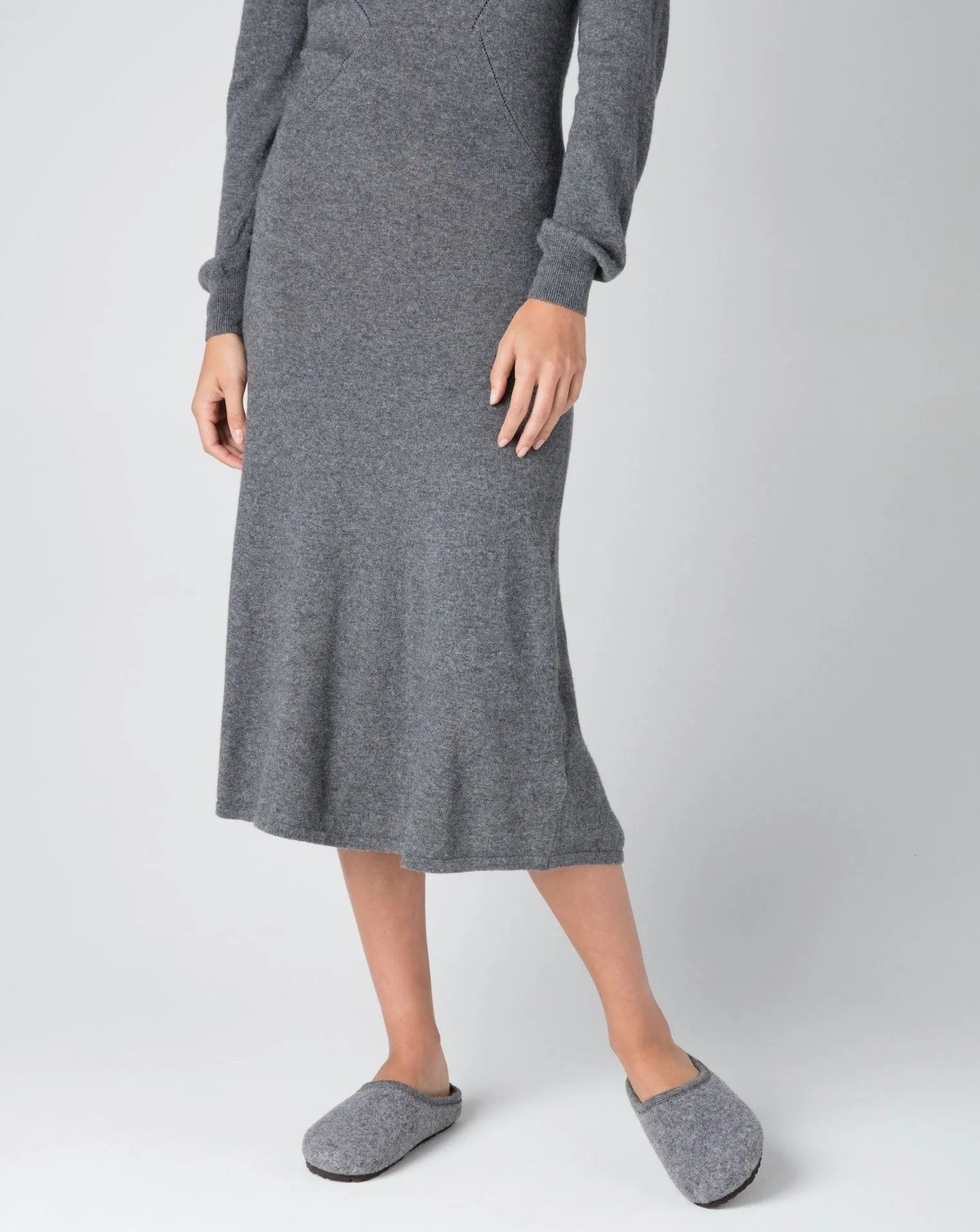 Women's Nebraska Wool Clogs Medium Grey