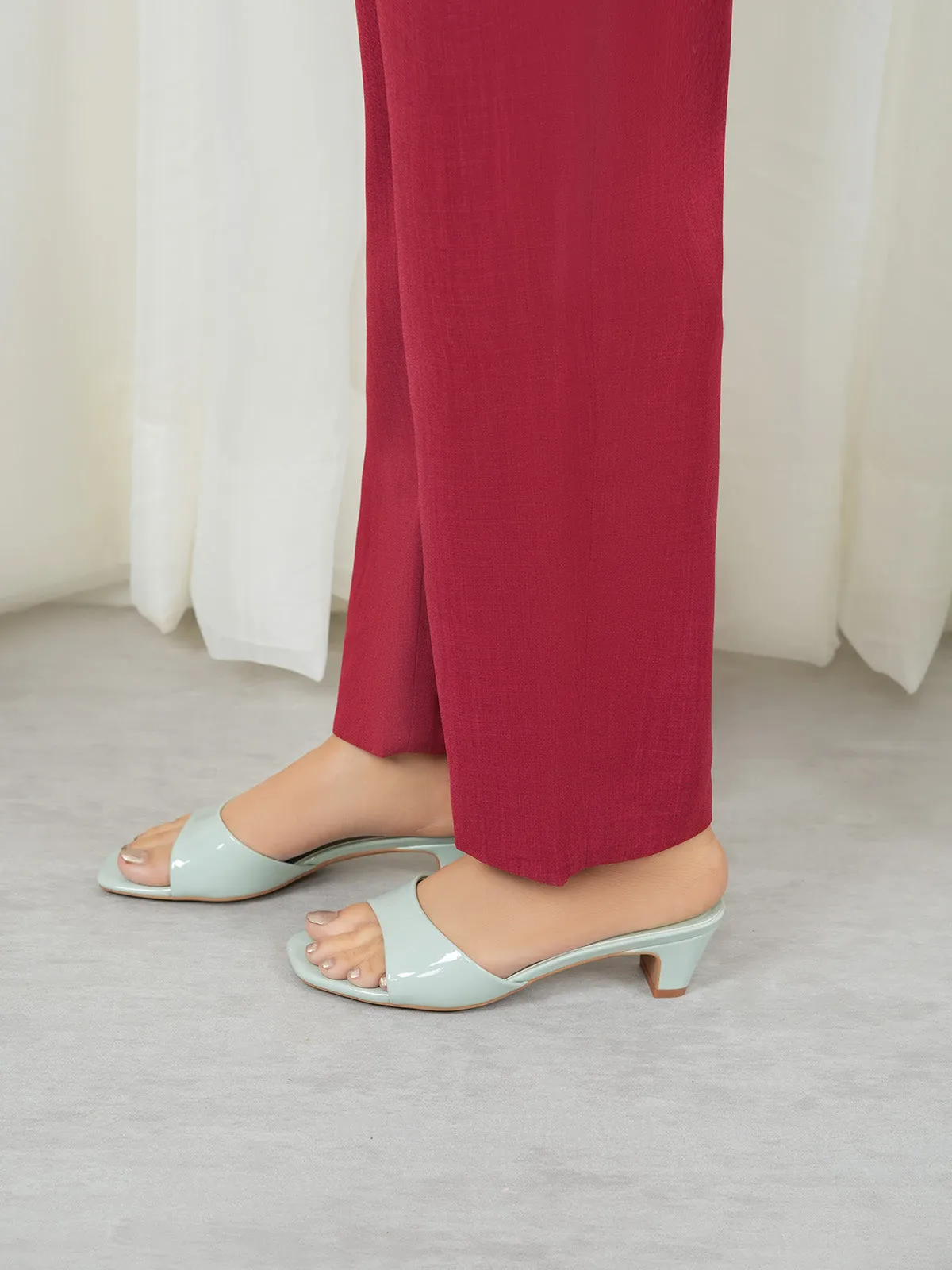 Womens "LUNA" Block Heels Sandals