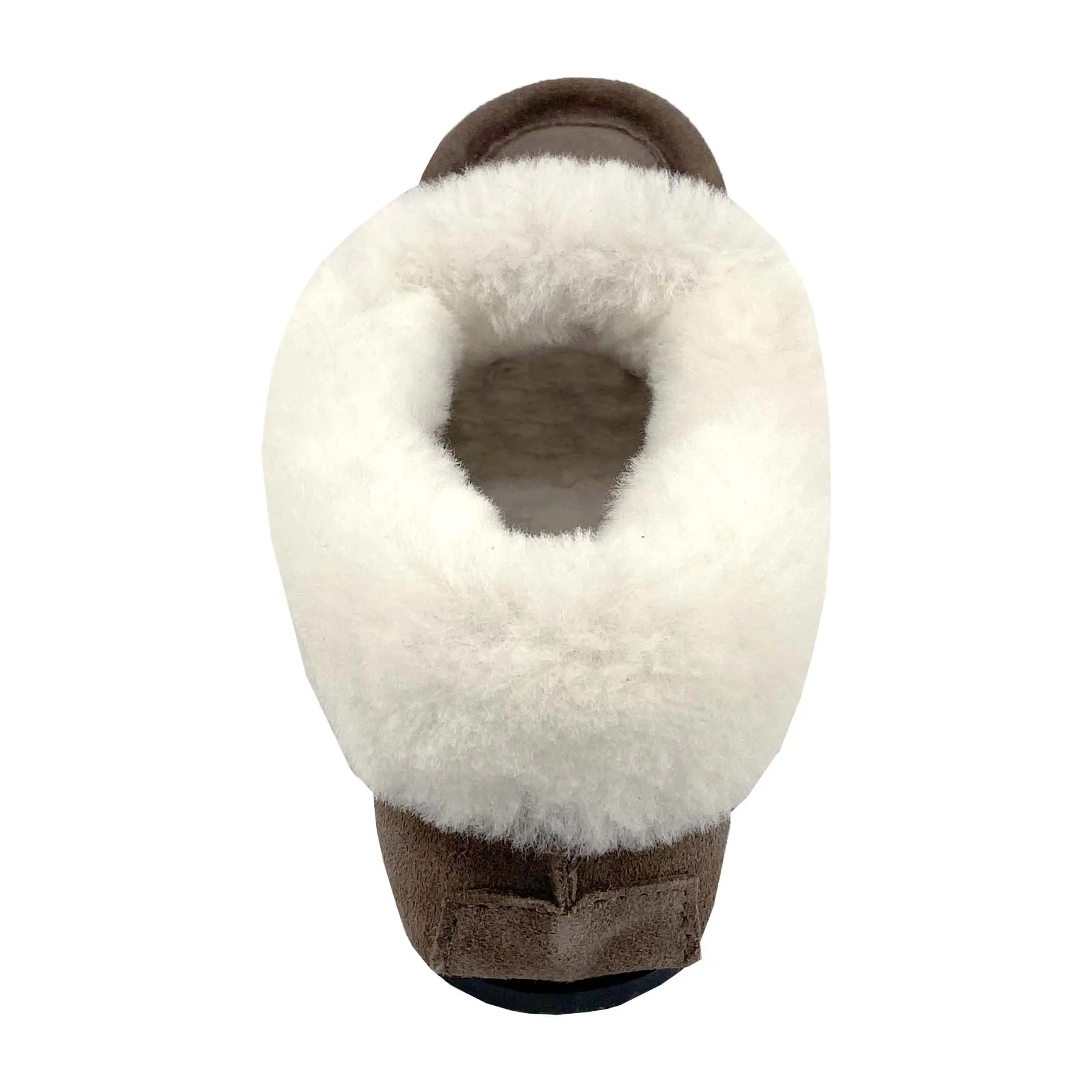 Women's Sheepskin Lined Beaded Crepe Sole Moccasins