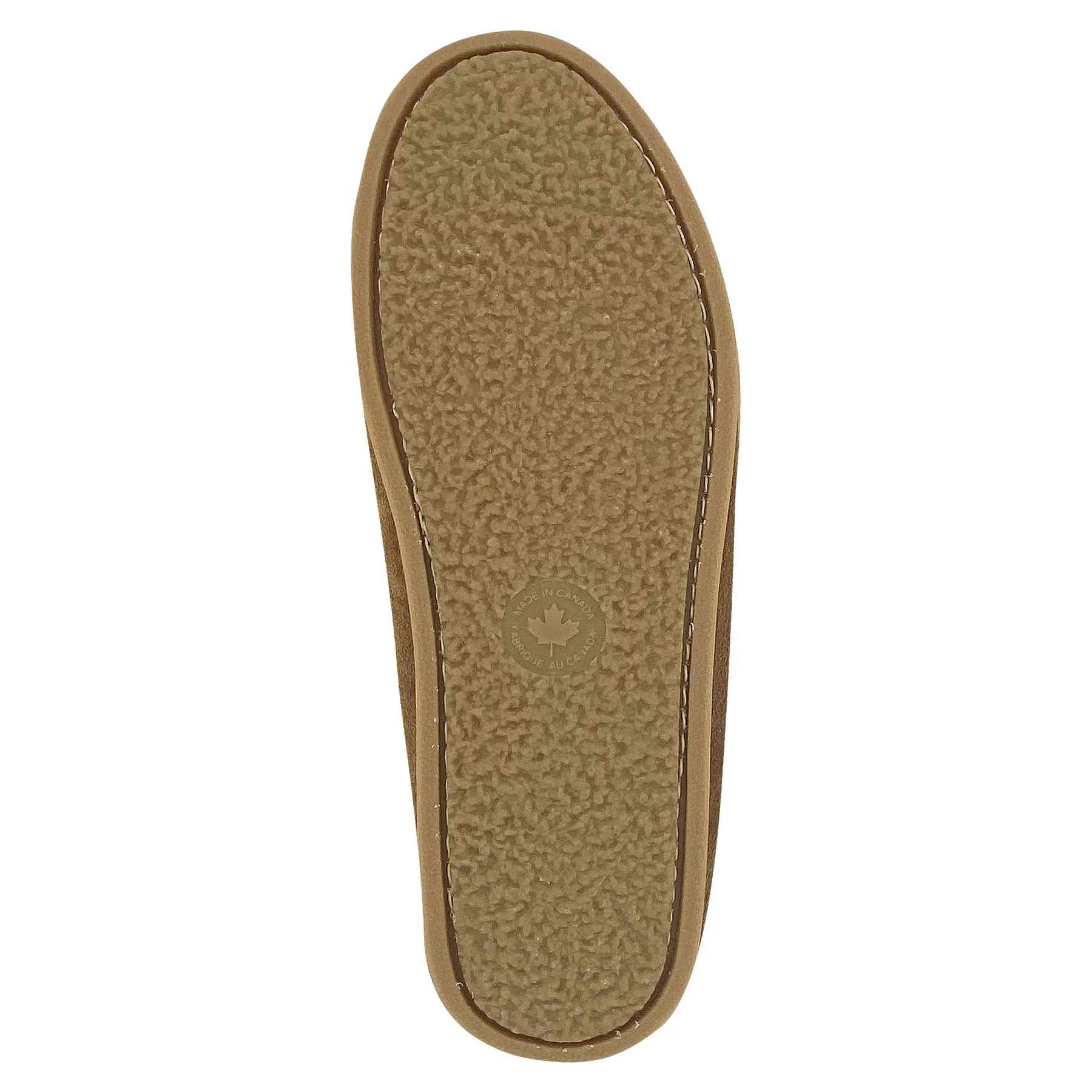 Women's Sheepskin Lined Beaded Crepe Sole Moccasins