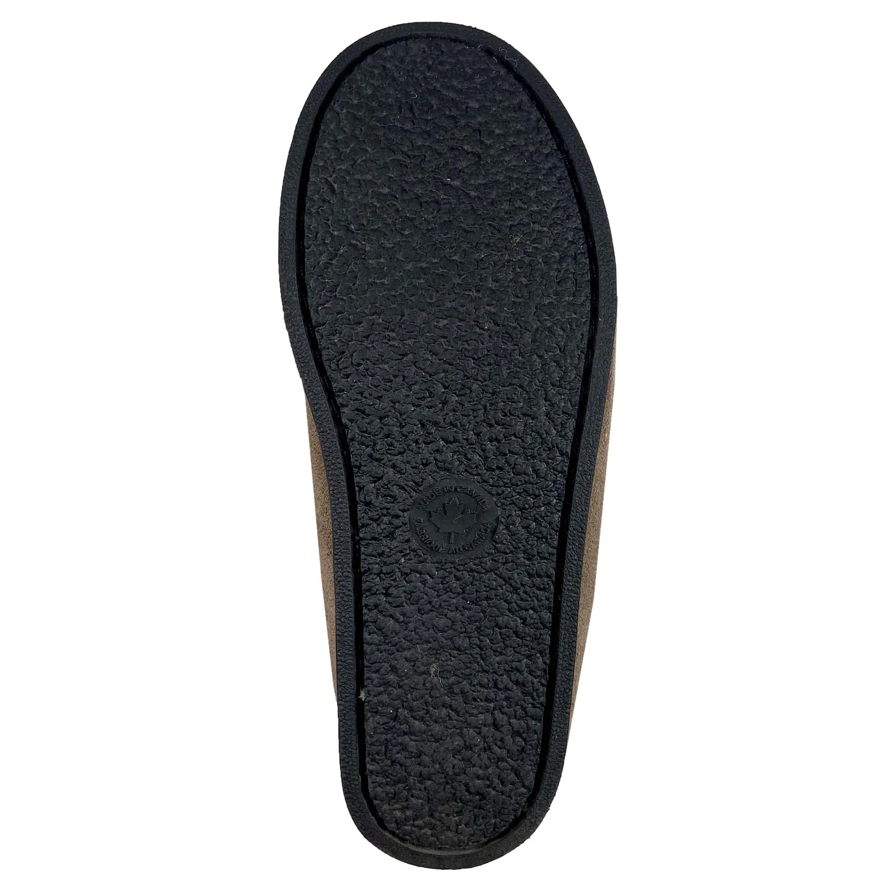 Women's Sheepskin Lined Beaded Crepe Sole Moccasins