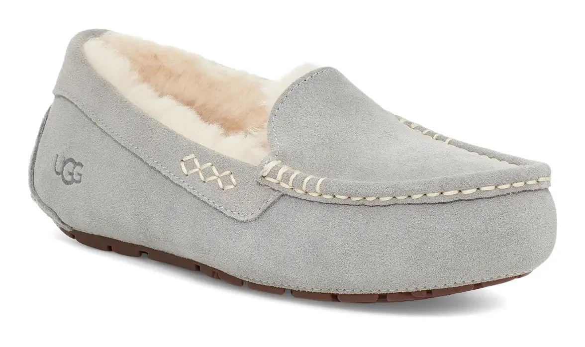 Women's UGG Ansley – Classic Suede Moccasin with Wool Lining
