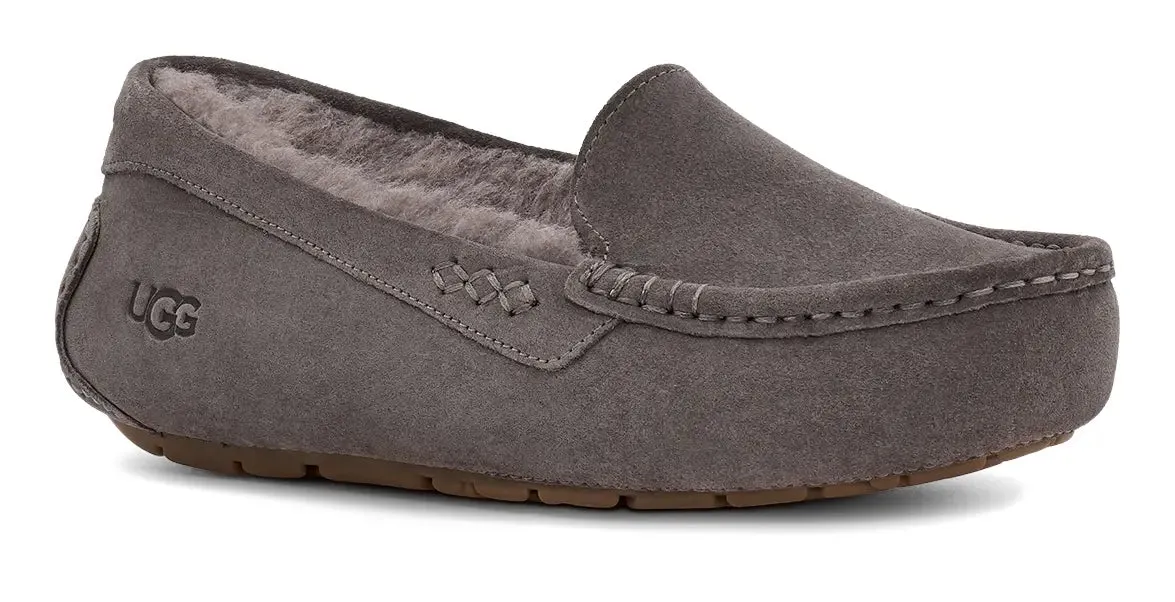 Women's UGG Ansley – Classic Suede Moccasin with Wool Lining