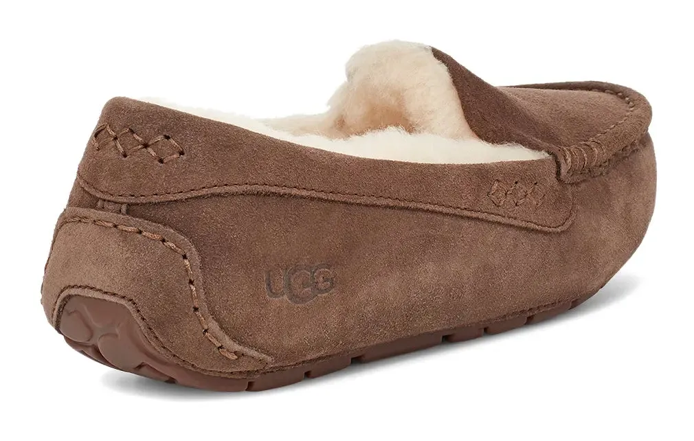 Women's UGG Ansley – Classic Suede Moccasin with Wool Lining