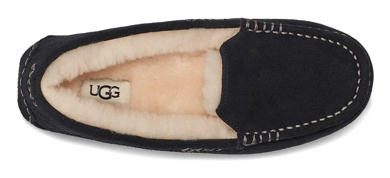 Women's UGG Ansley – Classic Suede Moccasin with Wool Lining