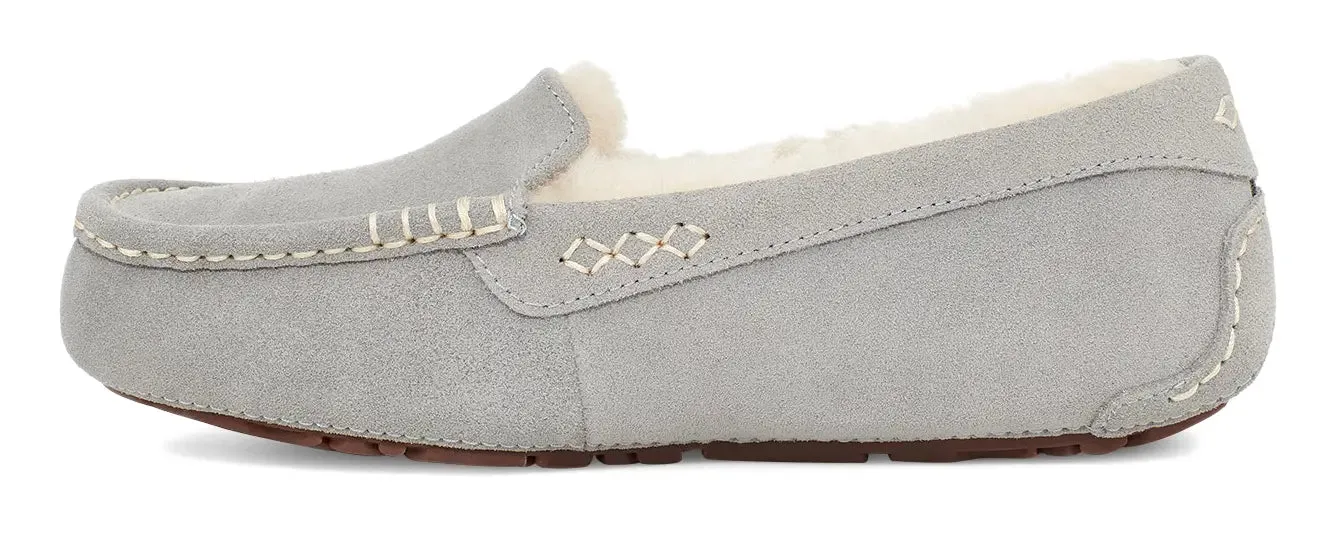 Women's UGG Ansley – Classic Suede Moccasin with Wool Lining