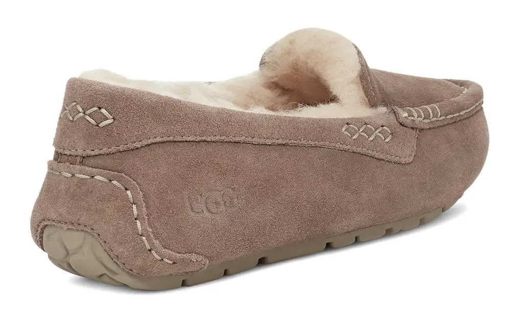 Women's UGG Ansley – Classic Suede Moccasin with Wool Lining