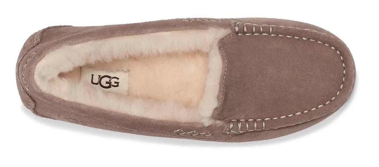 Women's UGG Ansley – Classic Suede Moccasin with Wool Lining
