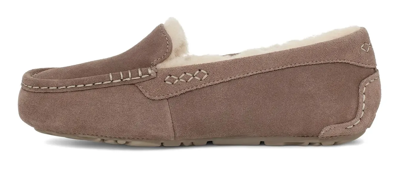 Women's UGG Ansley – Classic Suede Moccasin with Wool Lining