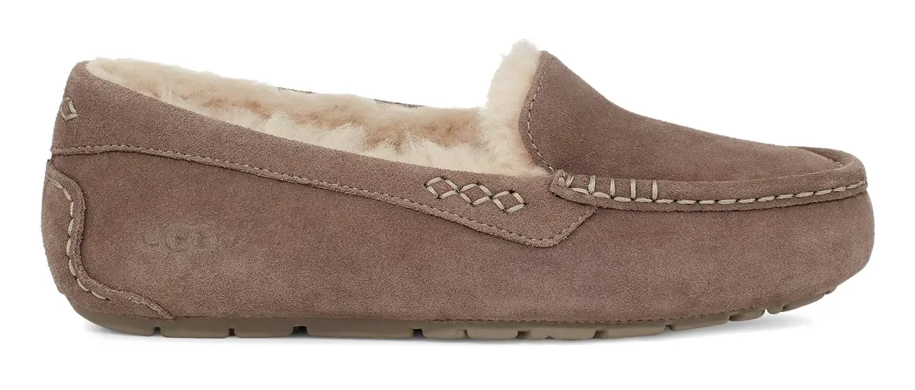 Women's UGG Ansley – Classic Suede Moccasin with Wool Lining