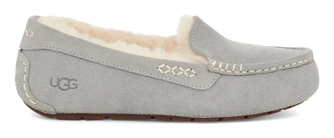 Women's UGG Ansley – Classic Suede Moccasin with Wool Lining