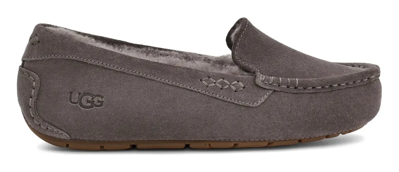 Women's UGG Ansley – Classic Suede Moccasin with Wool Lining