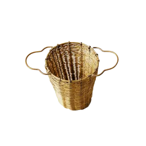 Woven Brass: Large Tea Strainer